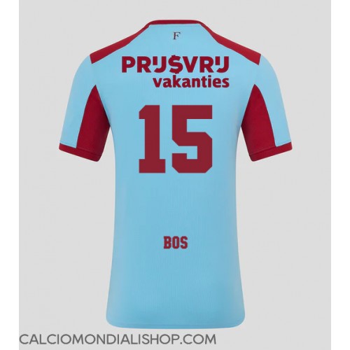 Maglie da calcio Feyenoord Jordan Bos #15 Terza Maglia 2025-26 Manica Corta